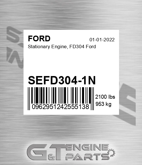 SEFD304-1N Stationary Engine, FD304