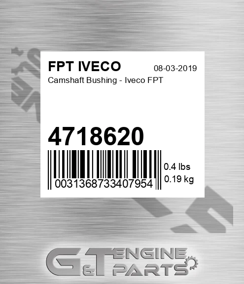4718620 Camshaft Bushing - Iveco FPT