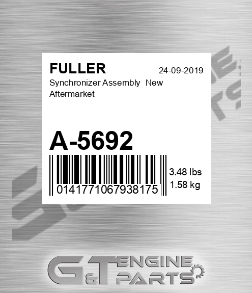 A-5692 Synchronizer Assembly New Aftermarket