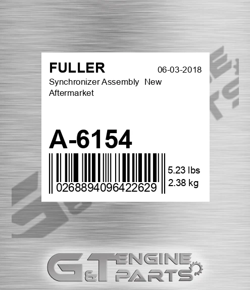 A-6154 Synchronizer Assembly New Aftermarket