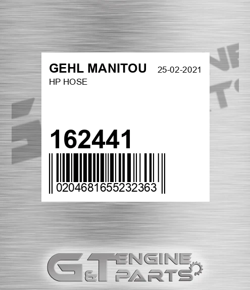 162441 HP HOSE made to fit GEHL MANITOU | Price: $118.93