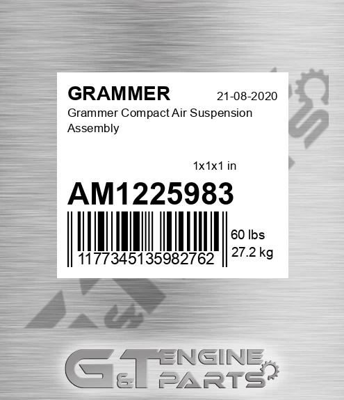 AM1225983 Grammer Compact Air Suspension Assembly