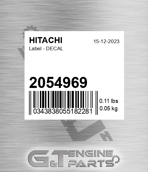 2054969 Label - DECAL
