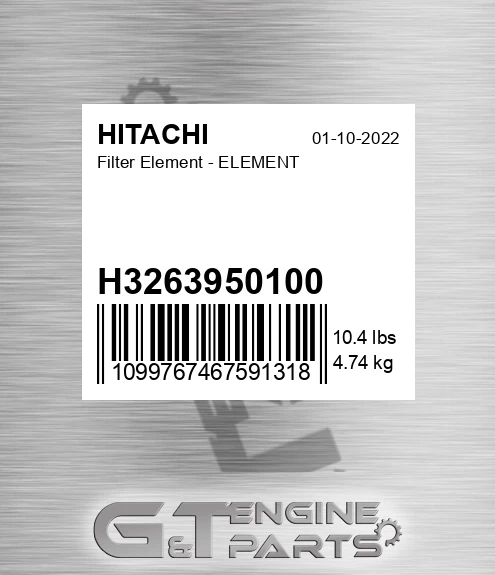 H3263950100 Filter Element - ELEMENT