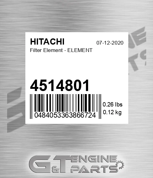 4514801 Filter Element - ELEMENT