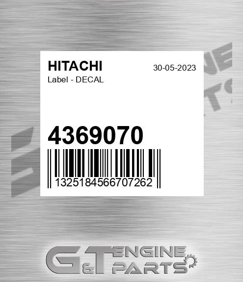 4369070 Label - DECAL