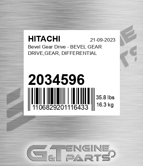 2034596 Bevel Gear Drive - BEVEL GEAR DRIVE,GEAR, DIFFERENTIAL