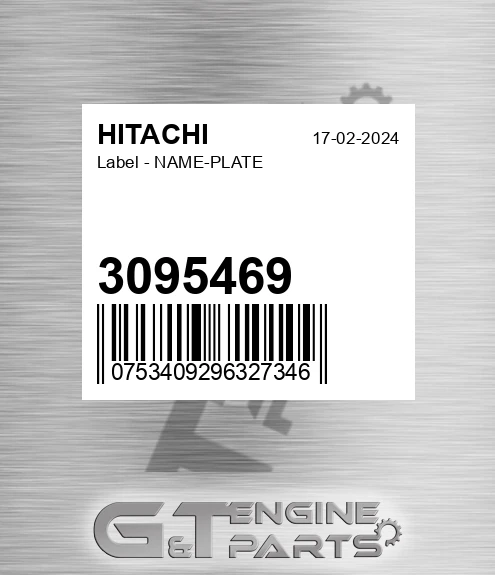 3095469 Label - NAME-PLATE