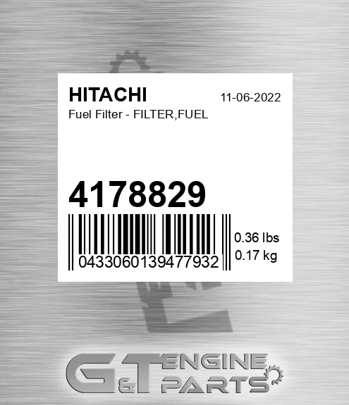 4178829 Fuel Filter - FILTER,FUEL