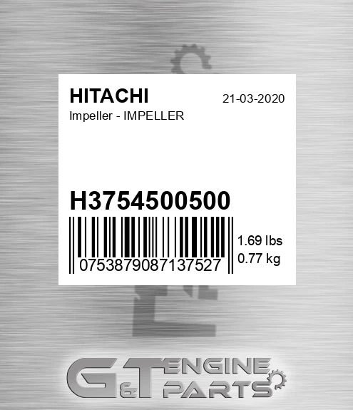 H3754500500 Impeller - IMPELLER