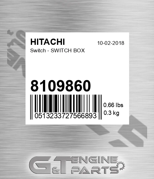 8109860 Switch - SWITCH BOX