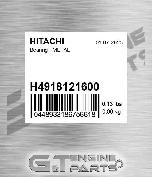 H4918121600 Bearing - METAL
