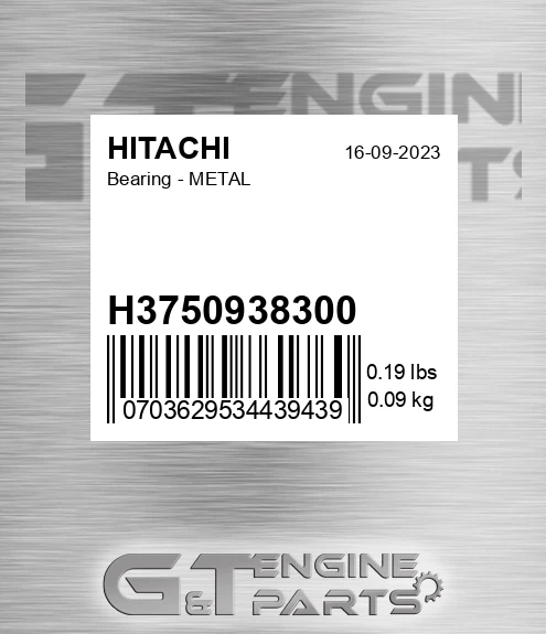 H3750938300 Bearing - METAL