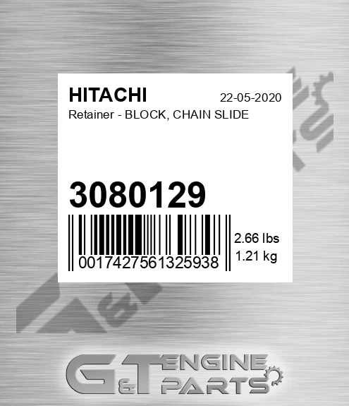 3080129 Retainer - BLOCK, CHAIN SLIDE