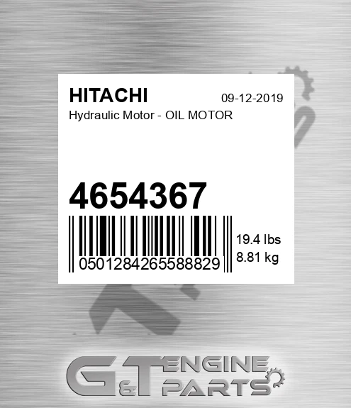 4654367 Hydraulic Motor - OIL MOTOR