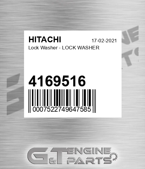 4169516 Lock Washer - LOCK WASHER