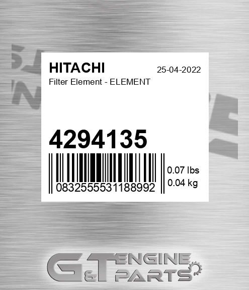 4294135 Filter Element - ELEMENT