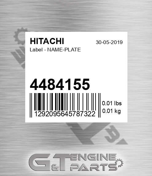 4484155 Label - NAME-PLATE