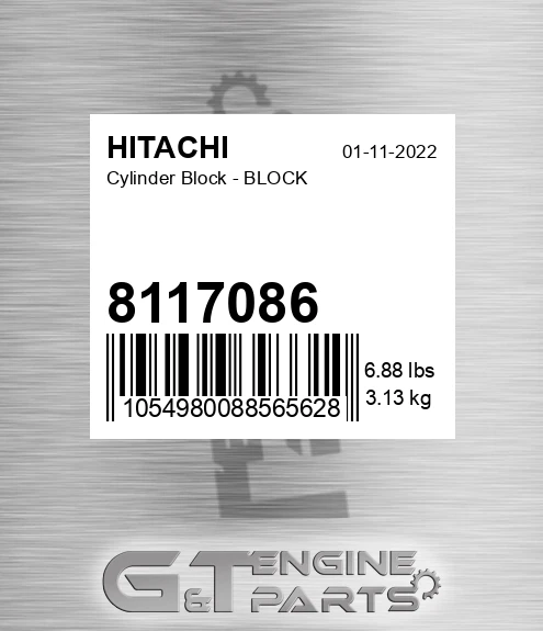 8117086 Cylinder Block - BLOCK