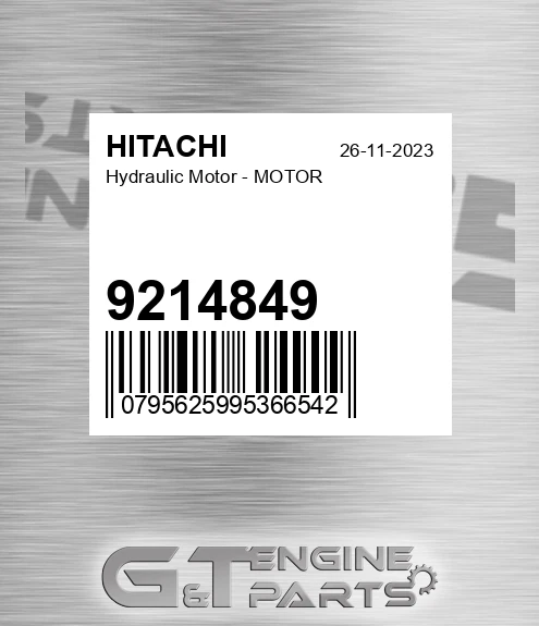 9214849 Hydraulic Motor - MOTOR