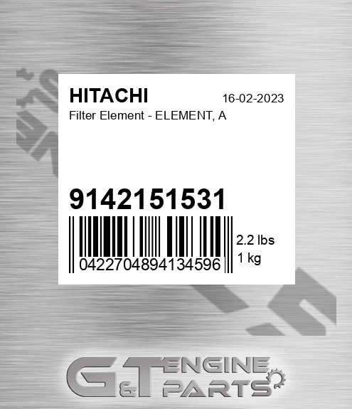 9142151531 Filter Element - ELEMENT, A
