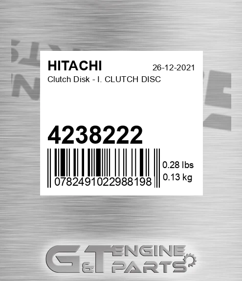 4238222 Clutch Disk - I. CLUTCH DISC