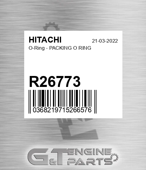 R26773 O-Ring - PACKING O RING