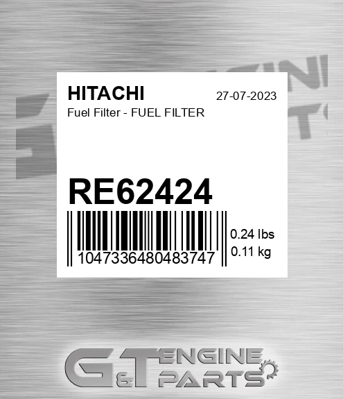 RE62424 Fuel Filter - FUEL FILTER