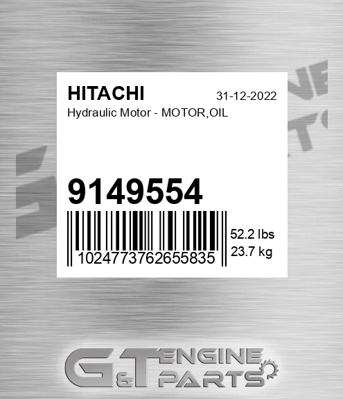 9149554 Hydraulic Motor - MOTOR,OIL