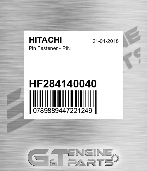 HF284140040 Pin Fastener - PIN