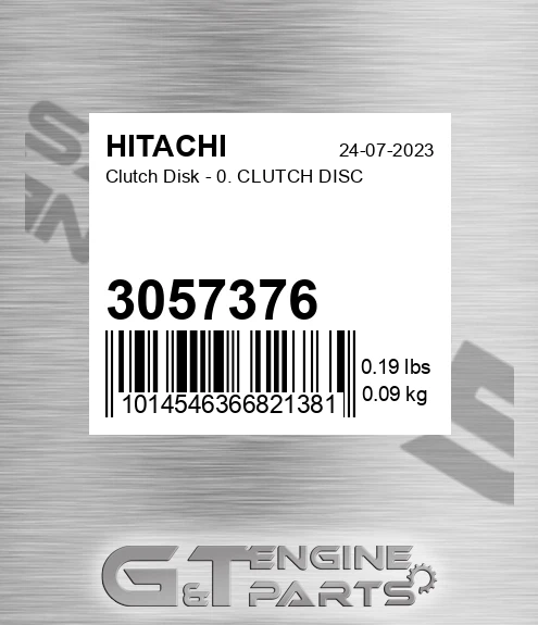 3057376 Clutch Disk - 0. CLUTCH DISC
