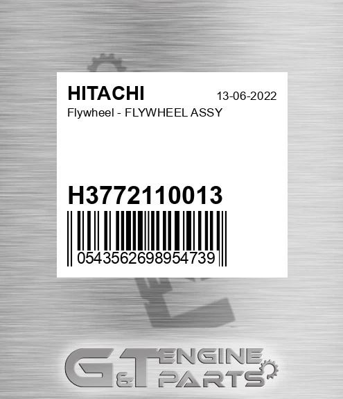 H3772110013 Flywheel - FLYWHEEL ASSY
