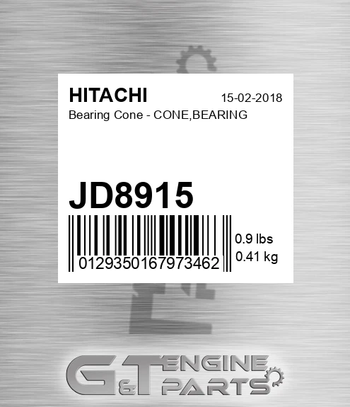 JD8915 Bearing Cone - CONE,BEARING