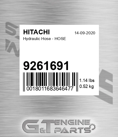 9261691 Hydraulic Hose - HOSE
