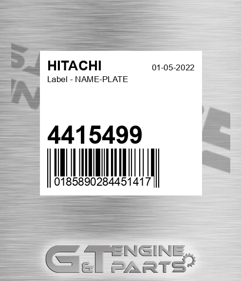 4415499 Label - NAME-PLATE