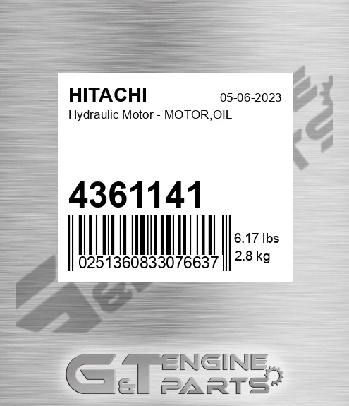 4361141 Hydraulic Motor - MOTOR,OIL
