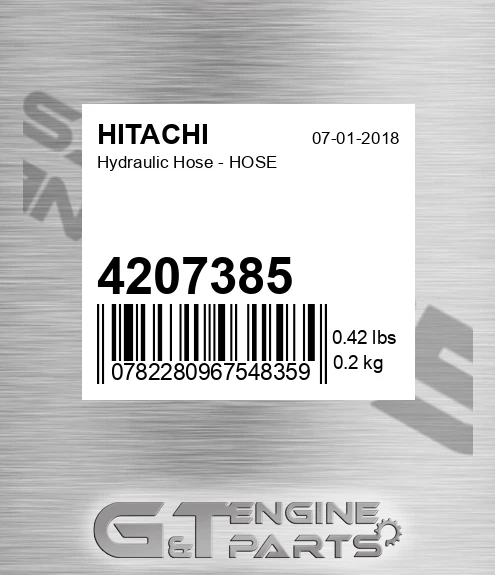 4207385 Hydraulic Hose - HOSE