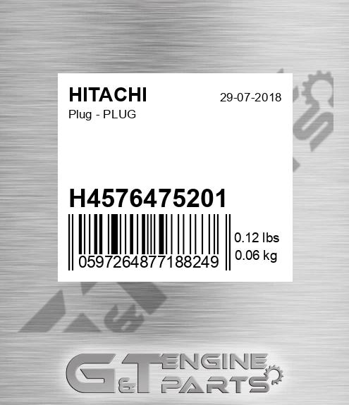 H4576475201 Plug - PLUG