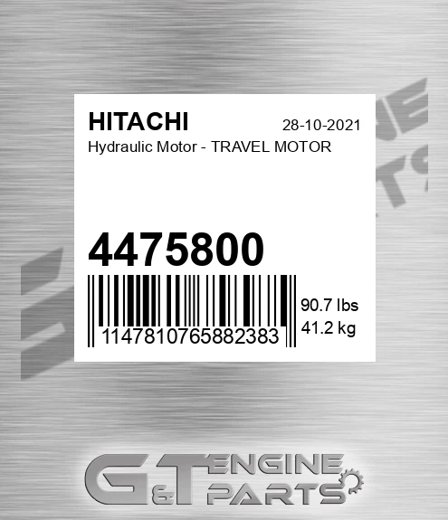 4475800 Hydraulic Motor - TRAVEL MOTOR