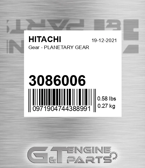 3086006 Gear - PLANETARY GEAR