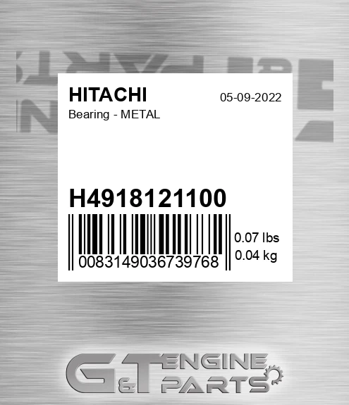 H4918121100 Bearing - METAL