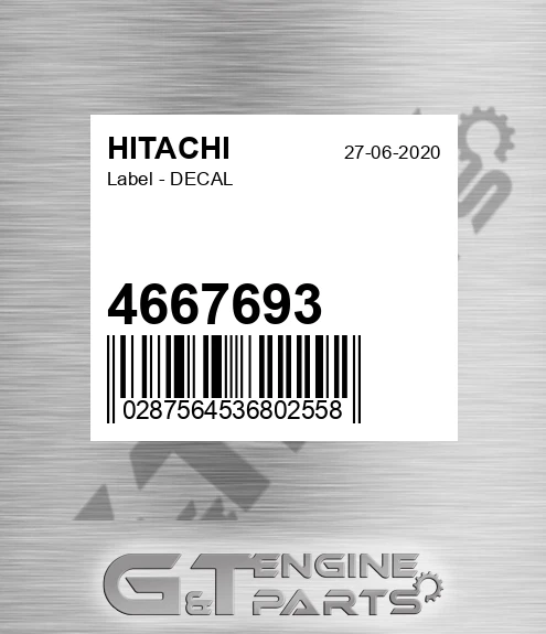 4667693 Label - DECAL
