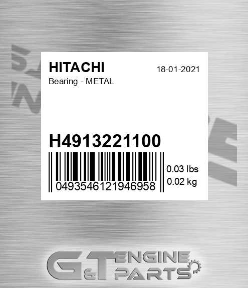 H4913221100 Bearing - METAL