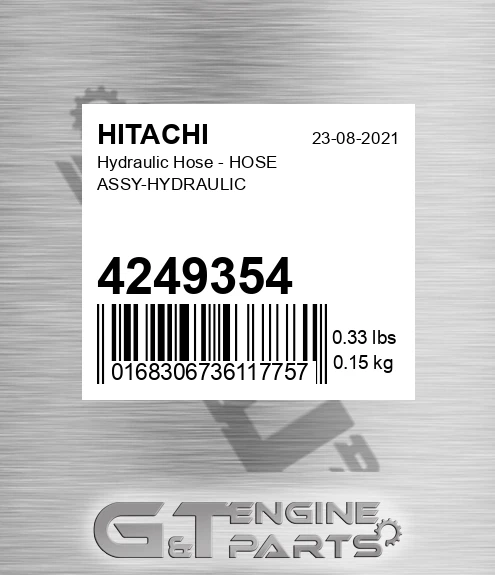 4249354 Hydraulic Hose - HOSE ASSY-HYDRAULIC