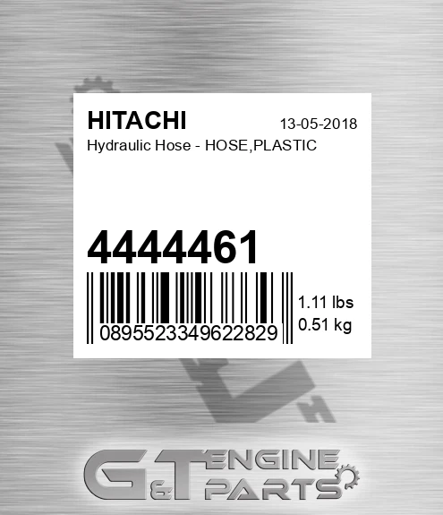 4444461 Hydraulic Hose - HOSE,PLASTIC