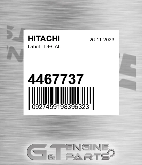 4467737 Label - DECAL