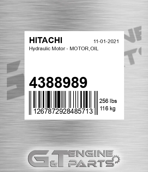 4388989 Hydraulic Motor - MOTOR,OIL