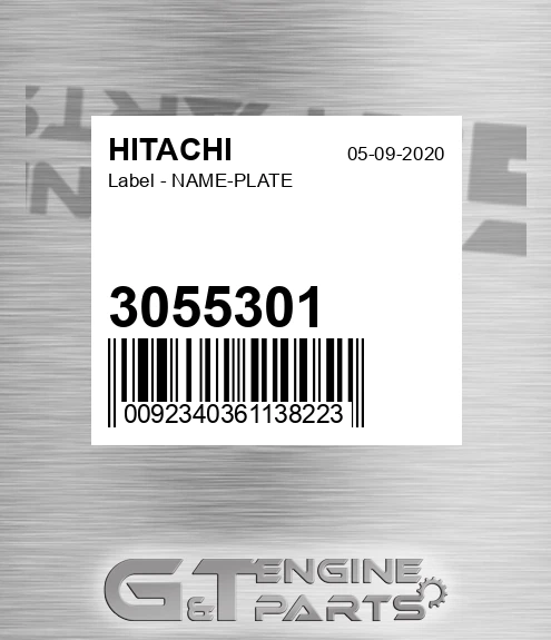 3055301 Label - NAME-PLATE