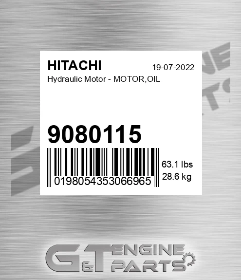 9080115 Hydraulic Motor - MOTOR,OIL