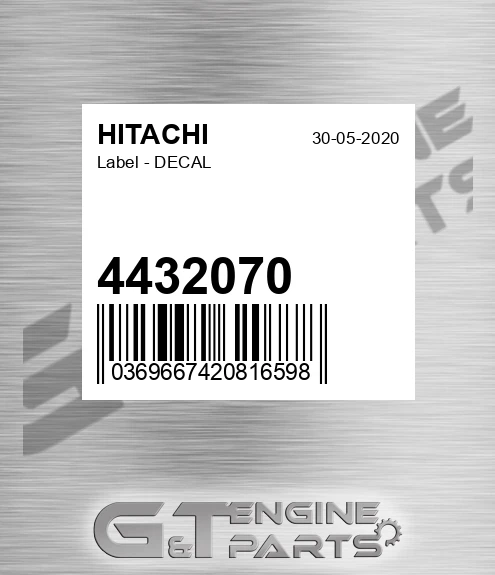 4432070 Label - DECAL